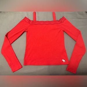 Abercrombie kids, Long Sleeve, Red Top, Size 11/12